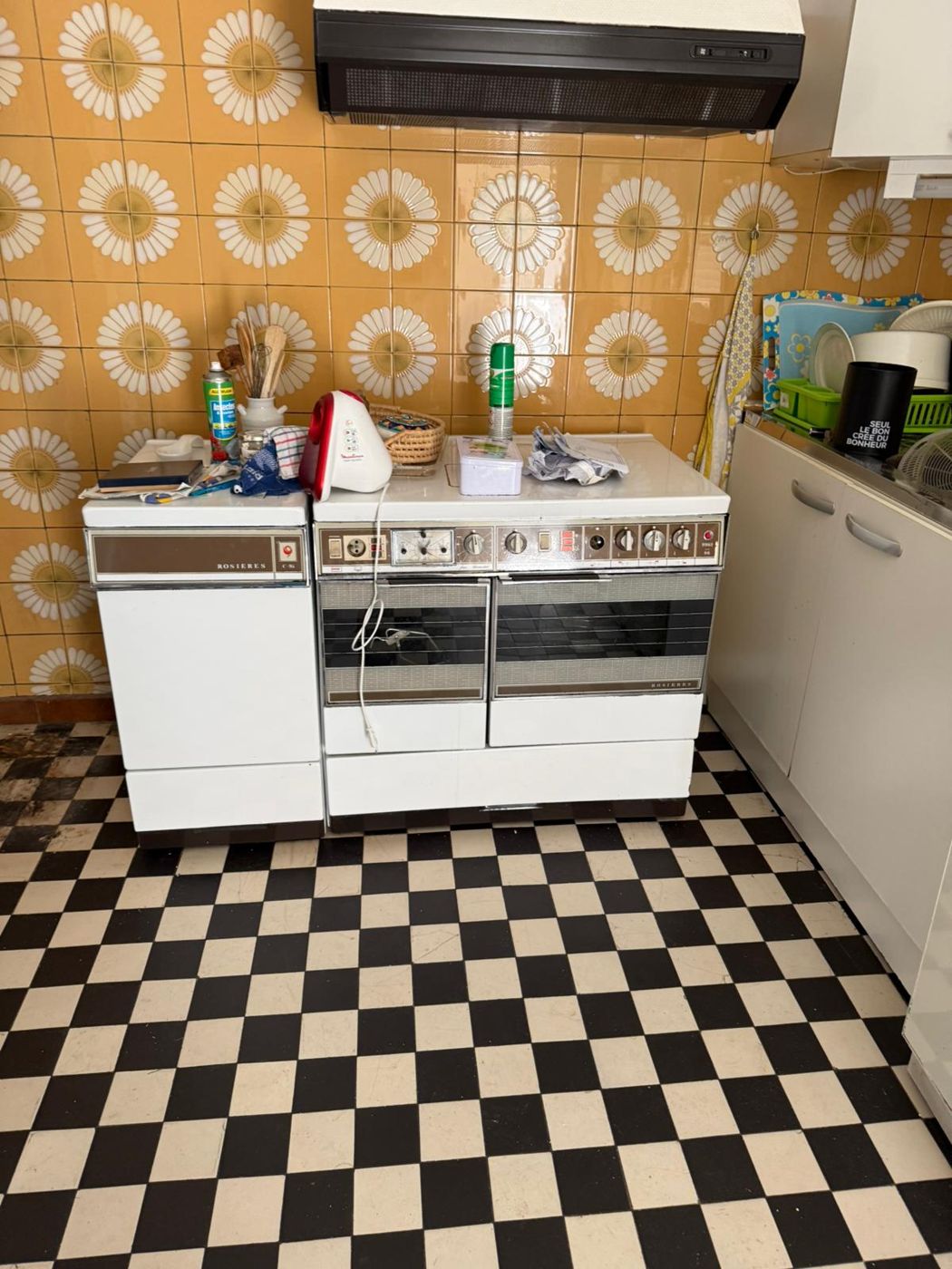 Cuisine avant un vide maison